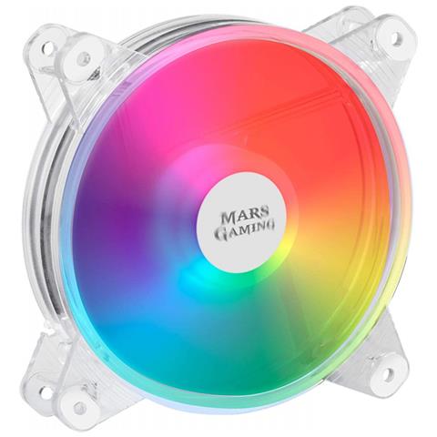 Mars Gaming Mfd Ventola Dual Chroma Rgb Transparent Ultra Silent Da 120mm - Foto 6