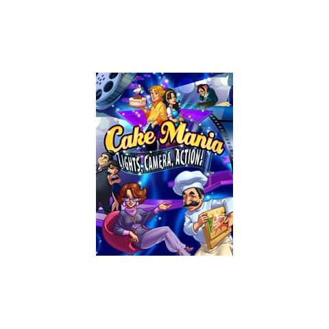 Cake Mania: Lights, Camera, Action!, PC, E (tutti) , CD, 256 MB, Pentium III 800MHz, 32MB VRAM Internet Explorer 5.0+ AOL 5, 6 / MSN browsers Direct-X 8.1 - Foto 1