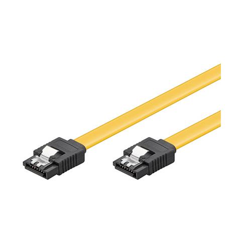 CAK SATA 600-020 CLIP 0.2m, Nero, Giallo, Giallo - Foto 1