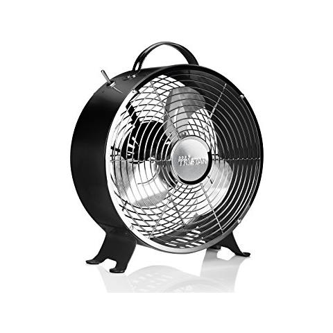 Ventilatore da Tavolo retrò VE-5966, Acciaio, Nero - Foto 1