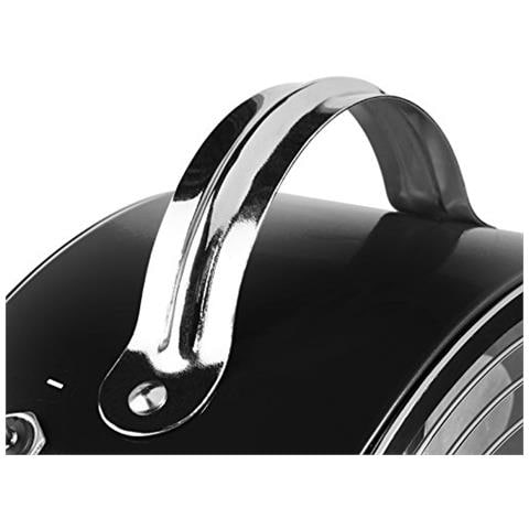 Ventilatore da Tavolo retrò VE-5966, Acciaio, Nero - Foto 5