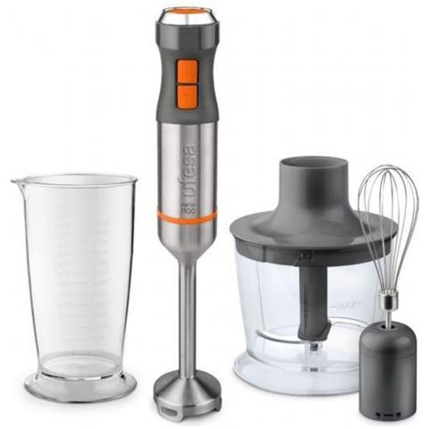 Frullatore ad Immersione 8422160052453 Potenza 100 Watt Colore Arancia Argento - Foto 2