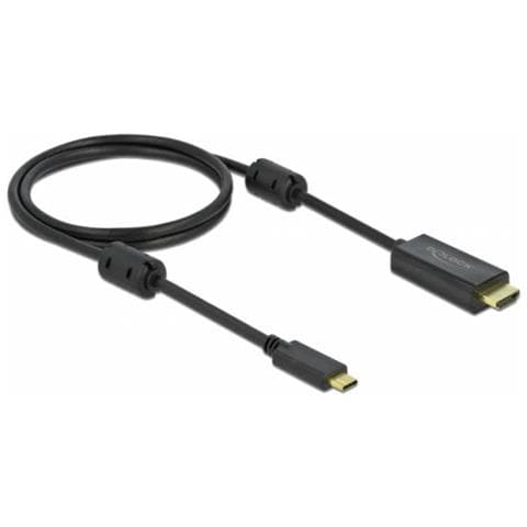 85969 Cavo E Adattatore Video 1 M Usb Tipo-c Hdmi Nero - Foto 1