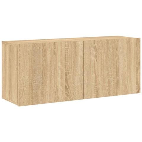 Mobile Tv A Parete Rovere Sonoma 100x30x41 Cm - Foto 2