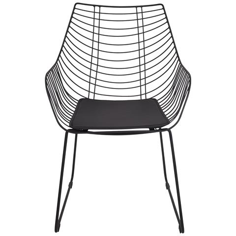 Set Di 2 Sedie Metallo Nero Annapolis - Foto 2