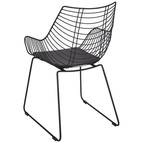 Set Di 2 Sedie Metallo Nero Annapolis - Foto 8