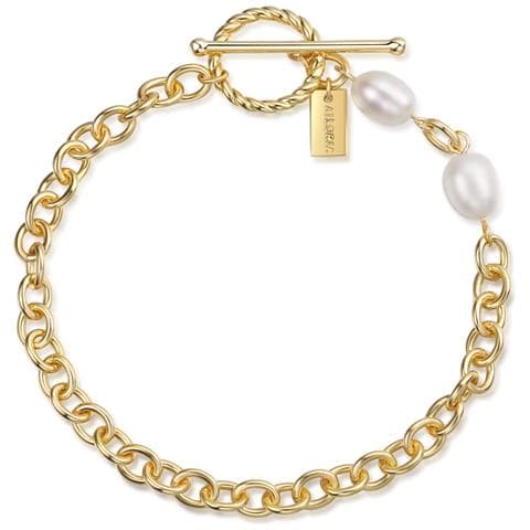Shouhei Bracciale Oro /perla Bianca - Foto 1