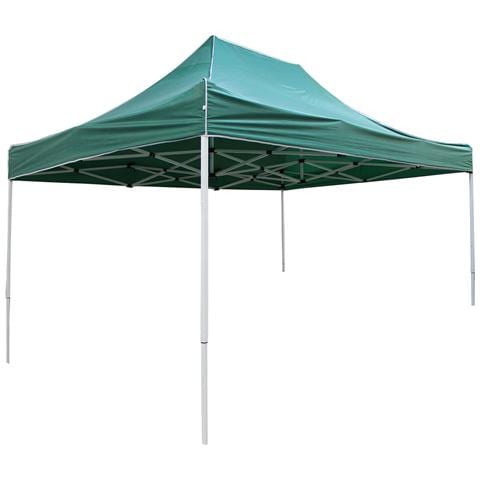 Gazebo Pieghevole In Acciaio E Poliestere Verde 3x4,5 Mt Hope2 - Foto 1