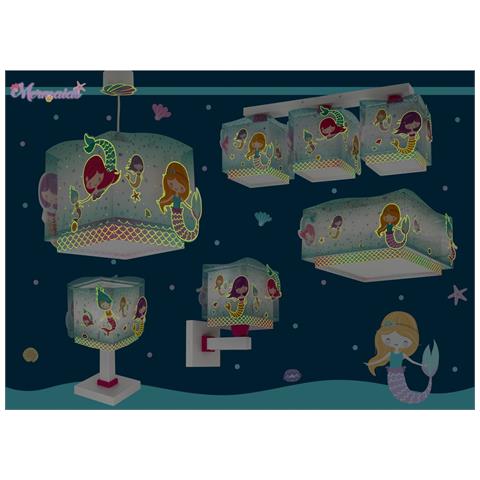 Lampada Da Tavolo Per Bambini Mermaids Sirene - Foto 8