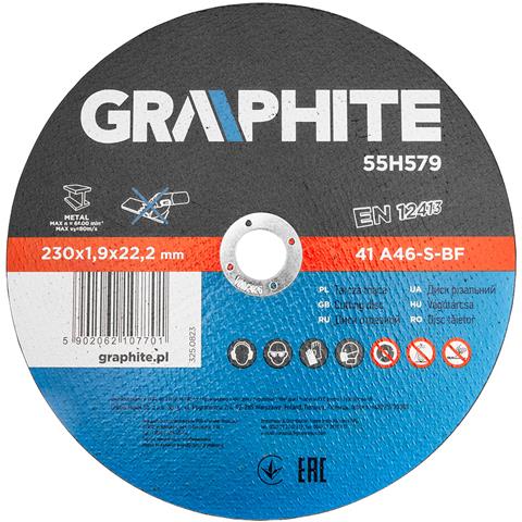 Dischi Da Taglio In Metallo 230 X 1,9 X 22,2 Mm, 41 A46-s-bf, 5 Pezzi Pellicola - Foto 1