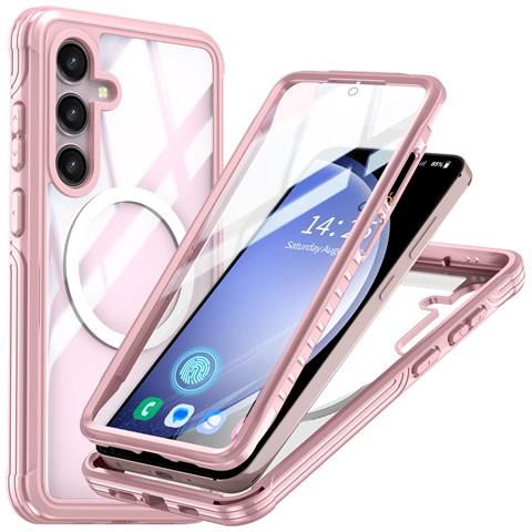 Custodia Per Cellulare Antigoccia E Antigraffio Per Samsung Galaxy Serie S24 Pink Samsung Galaxy S24 Plus - Foto 1