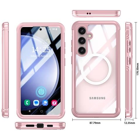 Custodia Per Cellulare Antigoccia E Antigraffio Per Samsung Galaxy Serie S24 Pink Samsung Galaxy S24 Plus - Foto 2
