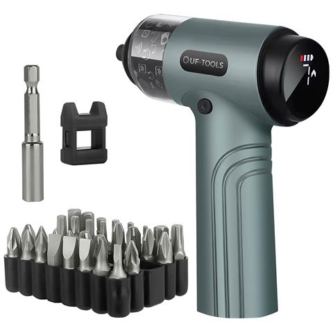 Avvitatore Elettrico A Pistola Con Luce Led Set Di Strumenti 36 In 1, Nero - Foto 1