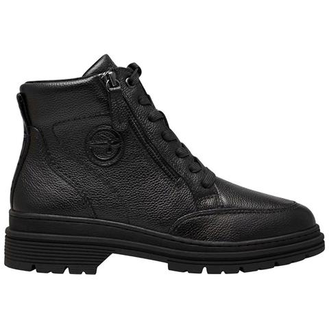 Lace Boot Black Stivaletti Pelle Scarpe Donna Nero Eu 37, 1-25235-43 001 - Foto 2
