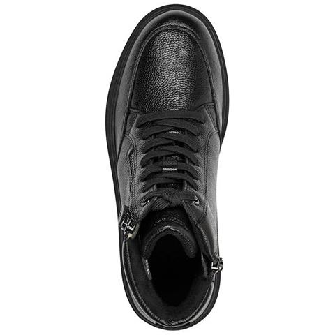 Lace Boot Black Stivaletti Pelle Scarpe Donna Nero Eu 37, 1-25235-43 001 - Foto 3