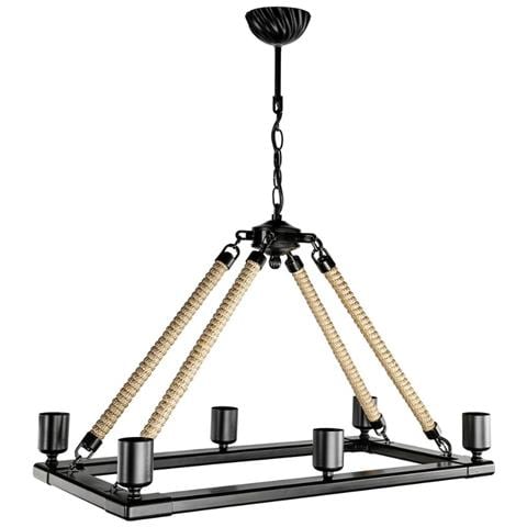 Lampada Da Soffitto Bohem Asz0866 Con 6 Portalampade - Foto 1