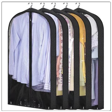 Borsa Per Indumenti Traspirante, Copertura Antipolvere Per Vestiti Per Armadio Black M - Foto 1
