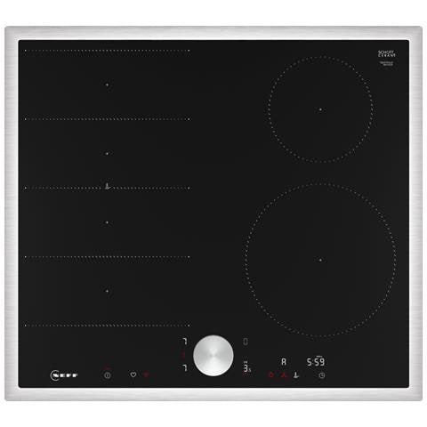 Piano Cottura T66STE4L0 a Induzione 4 Zone Cottura da 58.3 cm Colore Nero Acciaio Inox - Foto 1