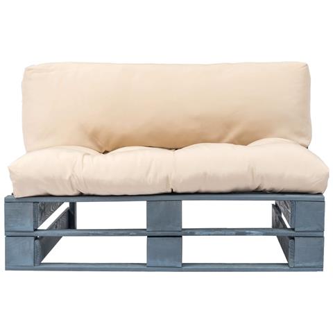 Lusso Casadino -  Divano Da Giardino A Pallet Con Cuscini Sabbia In Legno Di Pino - Foto 1