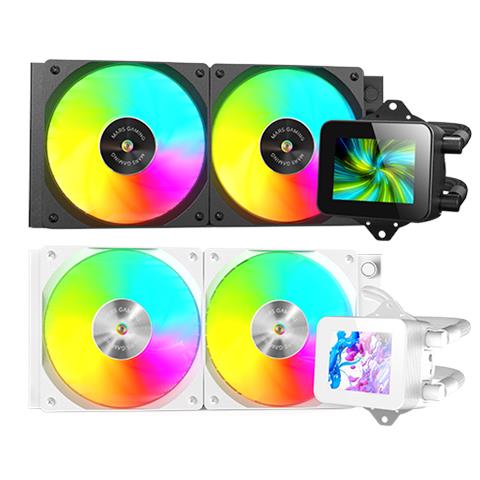 MLVISION240W sistema di raffreddamento per computer Processore Raffreddatore di liquidi tutto in uno 12 cm Nero - Foto 2