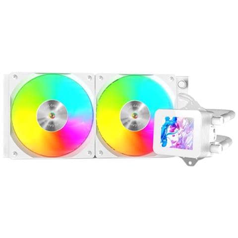 MLVISION240W sistema di raffreddamento per computer Processore Raffreddatore di liquidi tutto in uno 12 cm Nero - Foto 1