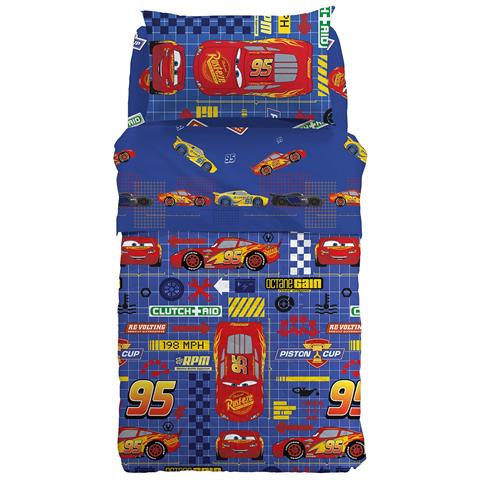 Copriletto Trapuntato Disney Cars Game In Cotone Colore Neutro Misura Singolo - Foto 1