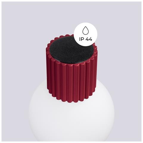 Lampada Da Parete Halo Bordeaux Ip44 Sl. 1747 - Moderno Lampada Da Parete Borgogna 12x12x17 Cm - Foto 8