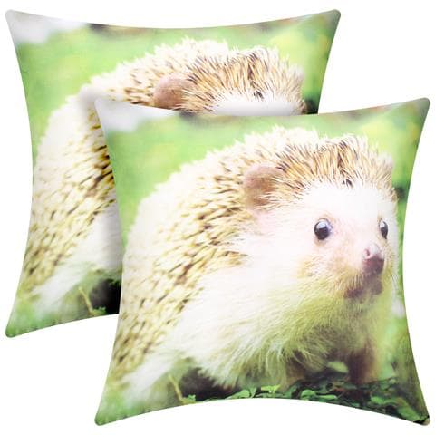 Set Di 2 Copricuscini 40x40 Cm Hedgehog Garden Design - Foto 2