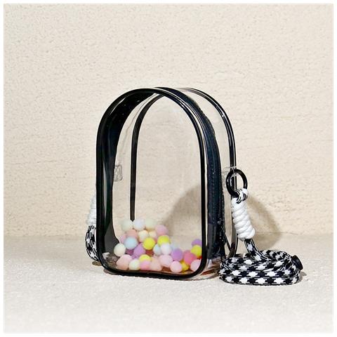 Borsa Portaoggetti Trasparente Multifunzionale Black - Foto 5
