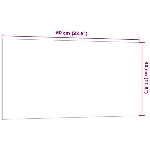 Lavagna Magnetica a Parete Bianca 60x30 cm Vetro Temperato - Foto 6