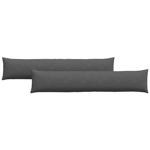 Cuscini da Divano 2 pcs Grigio scuro 200 x 40 cm - Foto 1