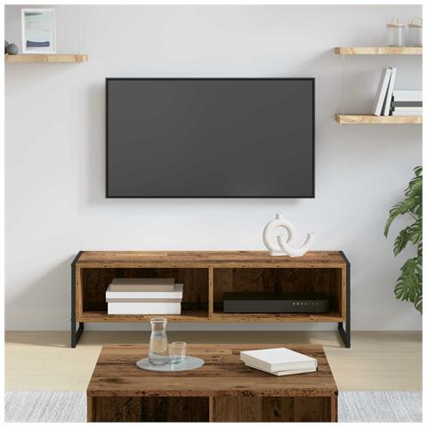 Mobile TV Legno vecchio 100 x 36.5 x 30.5 cm Legno multistrato - Foto 2