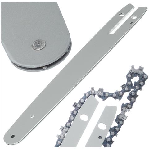 Guida Catena 8"" Per Motosega Elettrica - Acciaio Di Alta Qualità, Resistente All'usura | Compatibile Con Mini Motosega 8"" Red E Orange Piranha - Foto 1