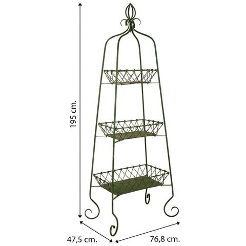 Scaffalatura Metallica Verde 76,8x47,5x195h - Foto 7