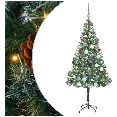 Albero di Natale artificiale Verde 180 cm PVC e Acciaio - Foto 1