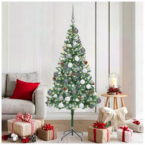 Albero di Natale artificiale Verde 180 cm PVC e Acciaio - Foto 2