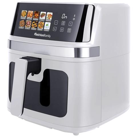 GAIA PLUS 8L Singolo Indipendente 2200 W Friggitrice ad aria calda Bianco - Foto 1