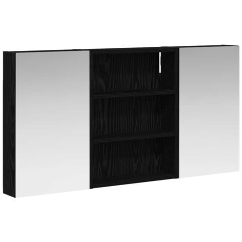 Set di Armadi da Bagno con lo scaffale 3 pcs 100 x 10,5 x 50 cm - Foto 1