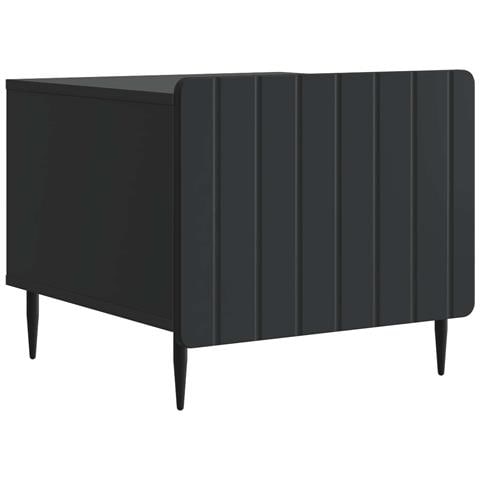 Tavolino da salotto Nero 49 x 50 x 42 cm Legno ingegnerizzato - Foto 1