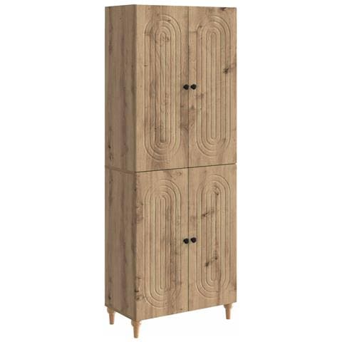 Set di armadi 2 pcs 66 x 34,5 x 90 cm Legno ingegnerizzato - Foto 1