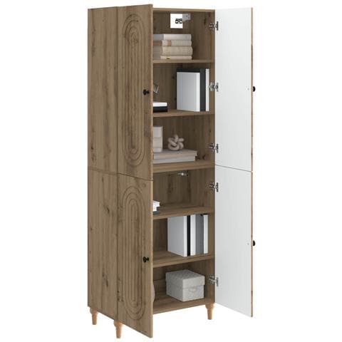 Set di armadi 2 pcs 66 x 34,5 x 90 cm Legno ingegnerizzato - Foto 2
