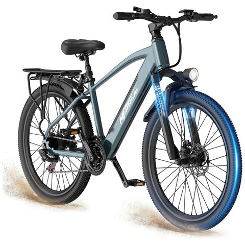 Bici Elettrica S800 250w 36v 13ah 7 Velocità Shimano 26 Pollici - Ammortizzatore, Freni A Disco, Batteria Estraibile - Foto 1