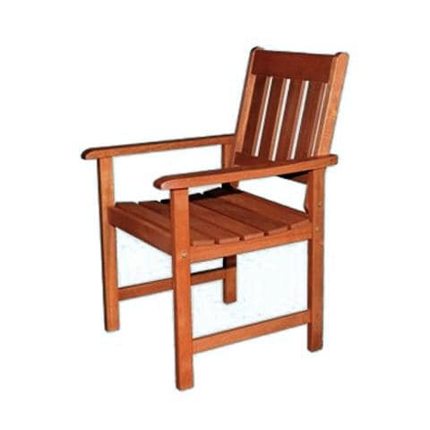 Panca da giardino poltrona in legno Meranti per esterno - Foto 1