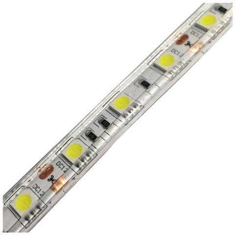Striscia Led 5050 Monocolore 60 Led / metro - Bobina Da 5 Metri Luce Fredda 6400k 2148 - Foto 5