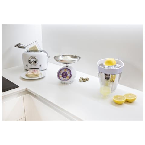 Tix Bianco Superficie piana Ovale Bilancia da cucina meccanica - Foto 2