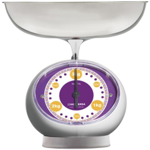 Tix Bianco Superficie piana Ovale Bilancia da cucina meccanica - Foto 1