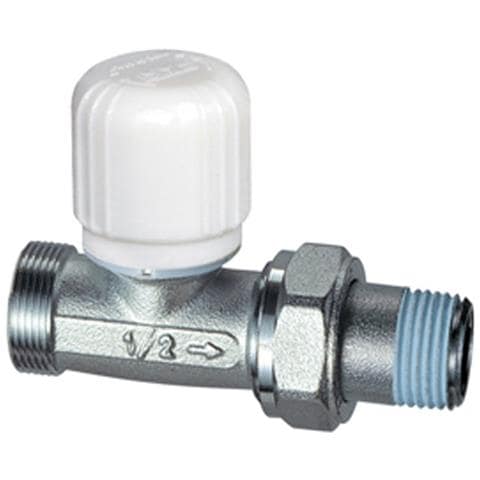 Valvola Termostatizzabile 3/8"" Dritta Attacco Tubo Rame 1630 38 - Foto 1