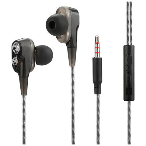 Auricolari Stereo In Ear Duett Con Microfono E Telecomando Nero - Foto 1