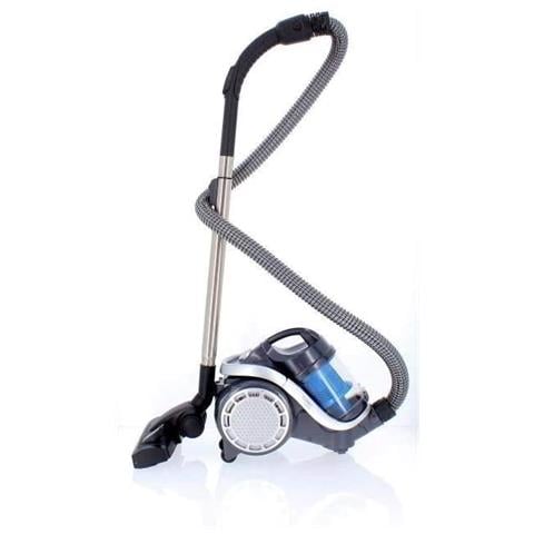 Turbo One Aspirapolvere a Traino Senza Sacchetto Potenza 900 Watt Colore Grigio / Blu - Foto 1