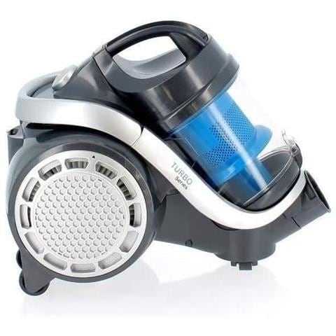 Turbo One Aspirapolvere a Traino Senza Sacchetto Potenza 900 Watt Colore Grigio / Blu - Foto 3